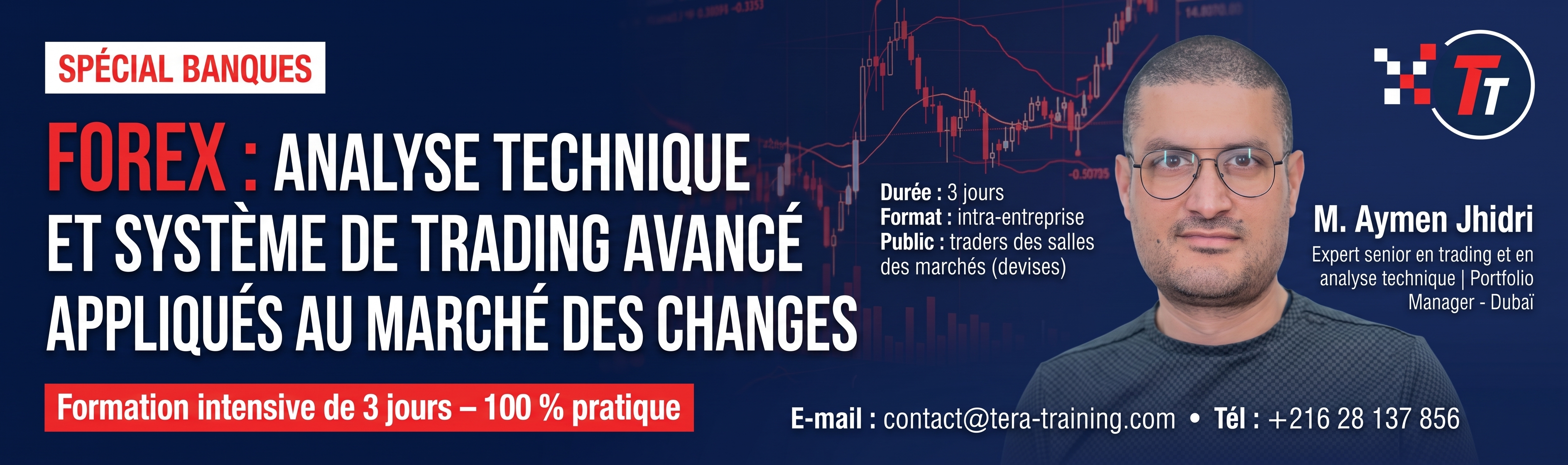 Analyse technique FOREX salle des marchés banques Tera training