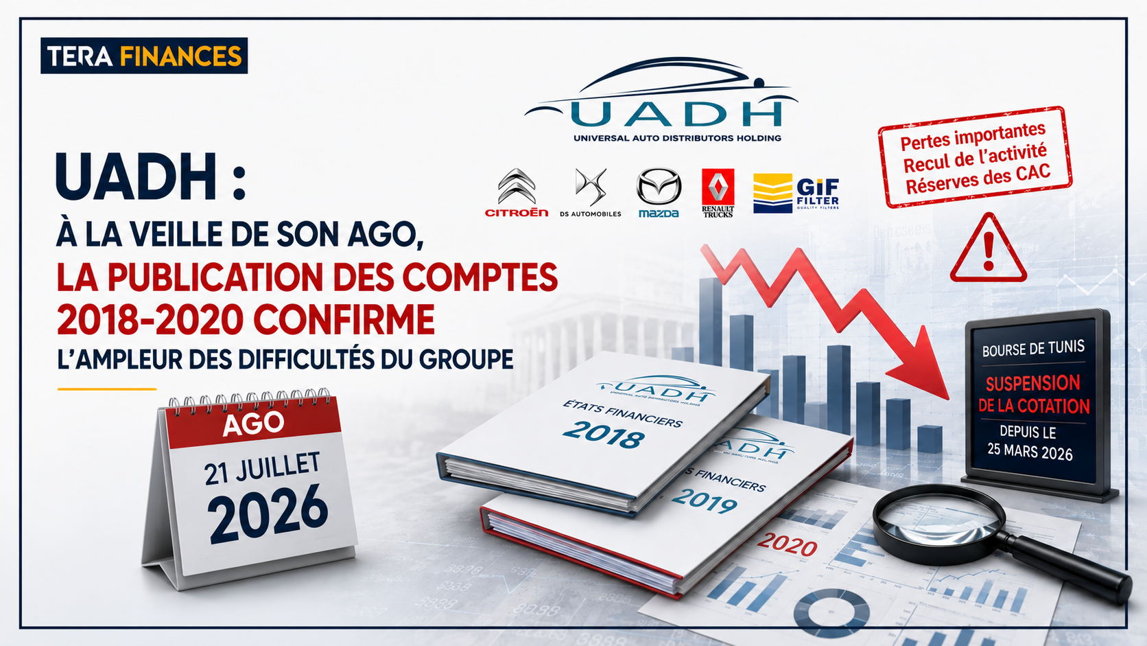 UADH : à la veille de son AGO, la publication des comptes 2018-2020 confirme l'ampleur des difficultés du groupe