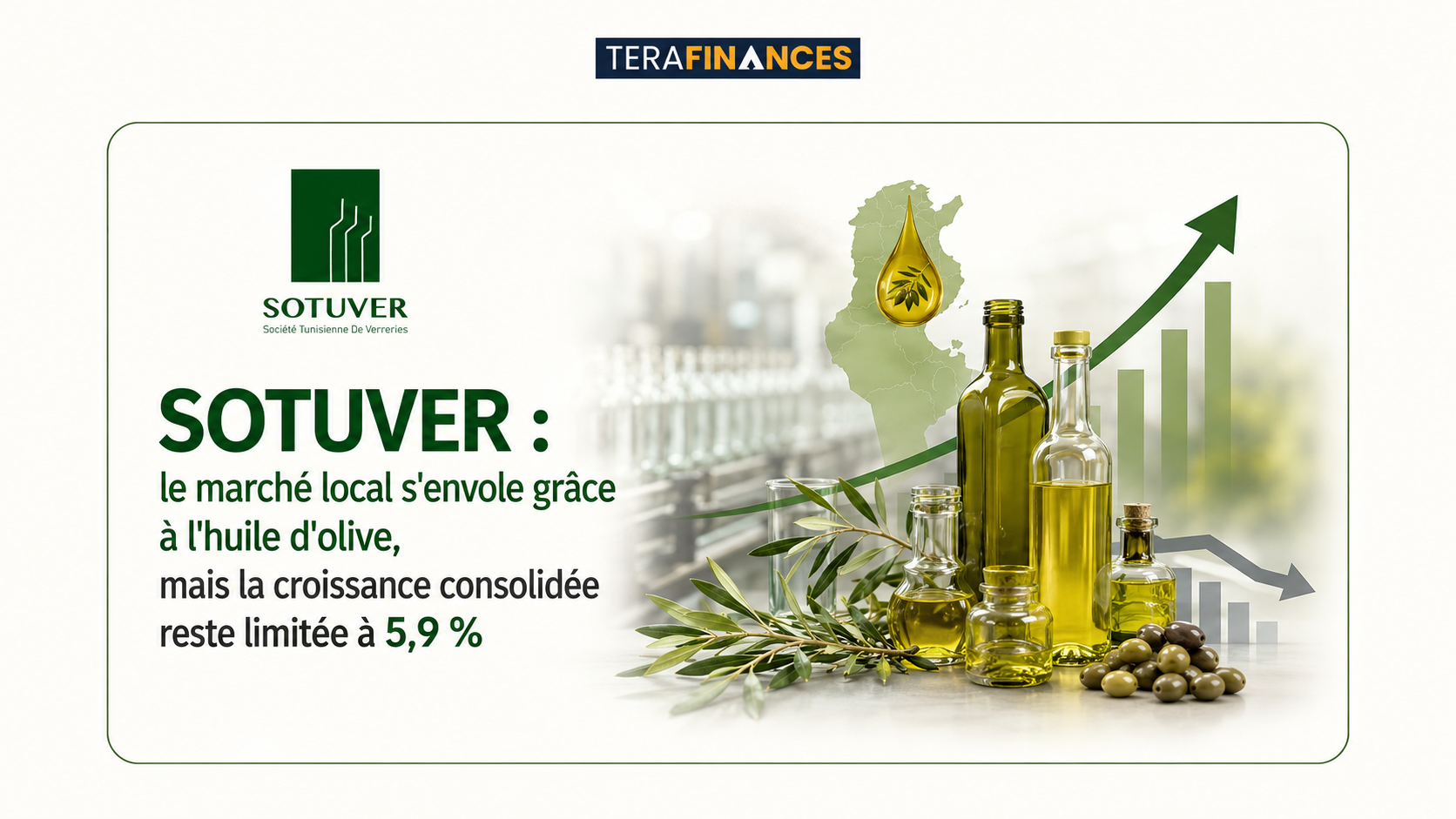 SOTUVER : le marché local s'envole grâce à l'huile d'olive, mais la croissance consolidée reste limitée à 5,9 %