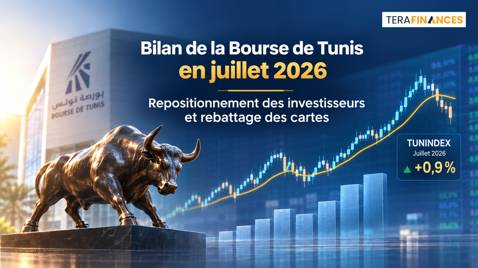 Bilan de la Bourse de Tunis en juillet 2026 : repositionnement des investisseurs et rebattage des cartes