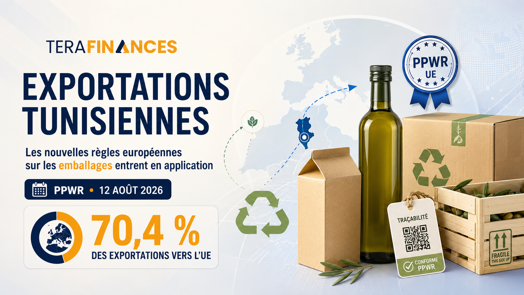 Exportations : les nouvelles règles européennes sur les emballages concernent directement les entreprises tunisiennes