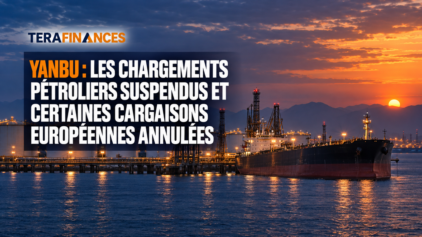 Yanbu : les chargements pétroliers suspendus et certaines cargaisons européennes annulées
