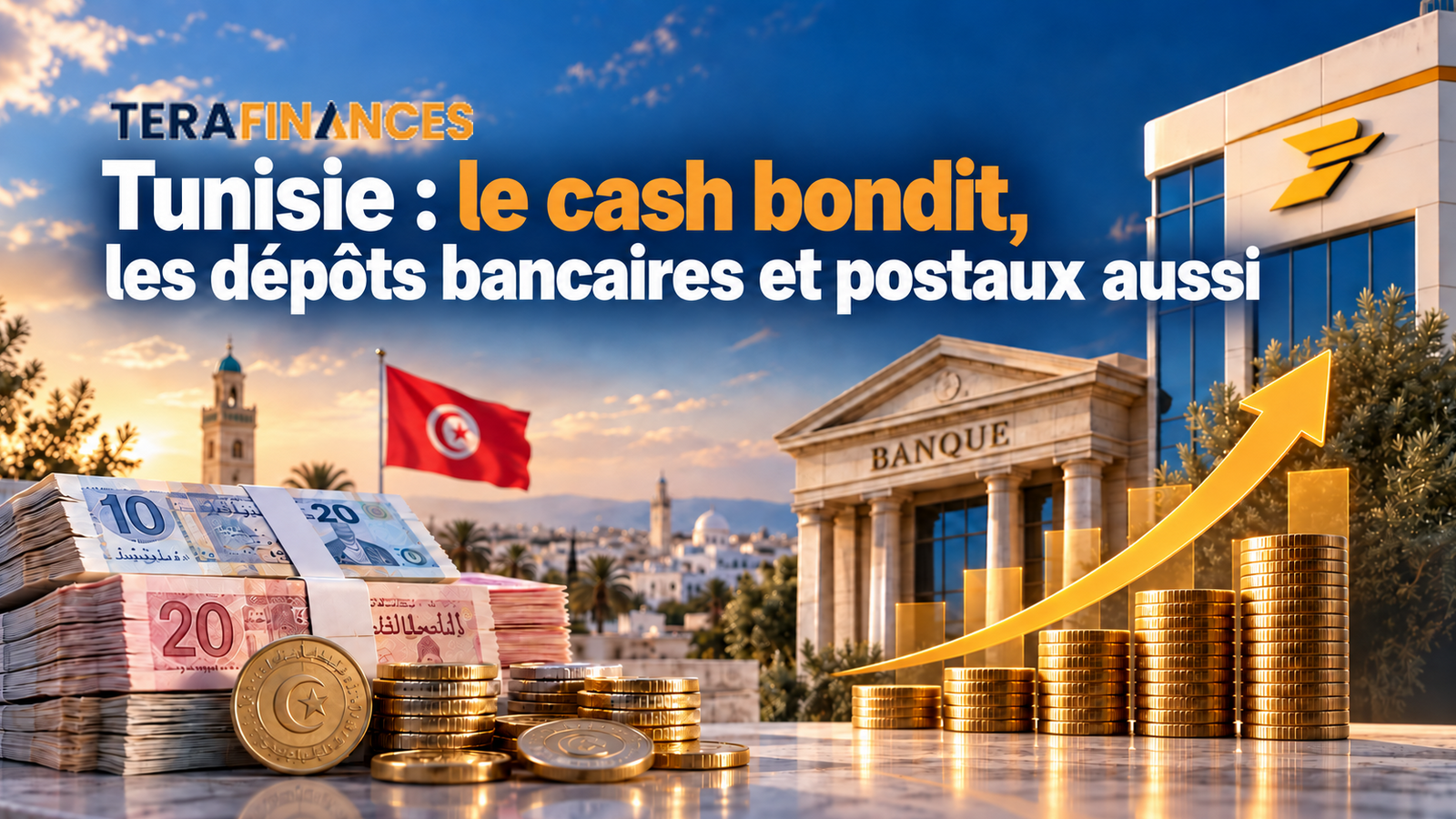 Tunisie : pourquoi la hausse du cash ne traduit pas une fuite hors des banques.