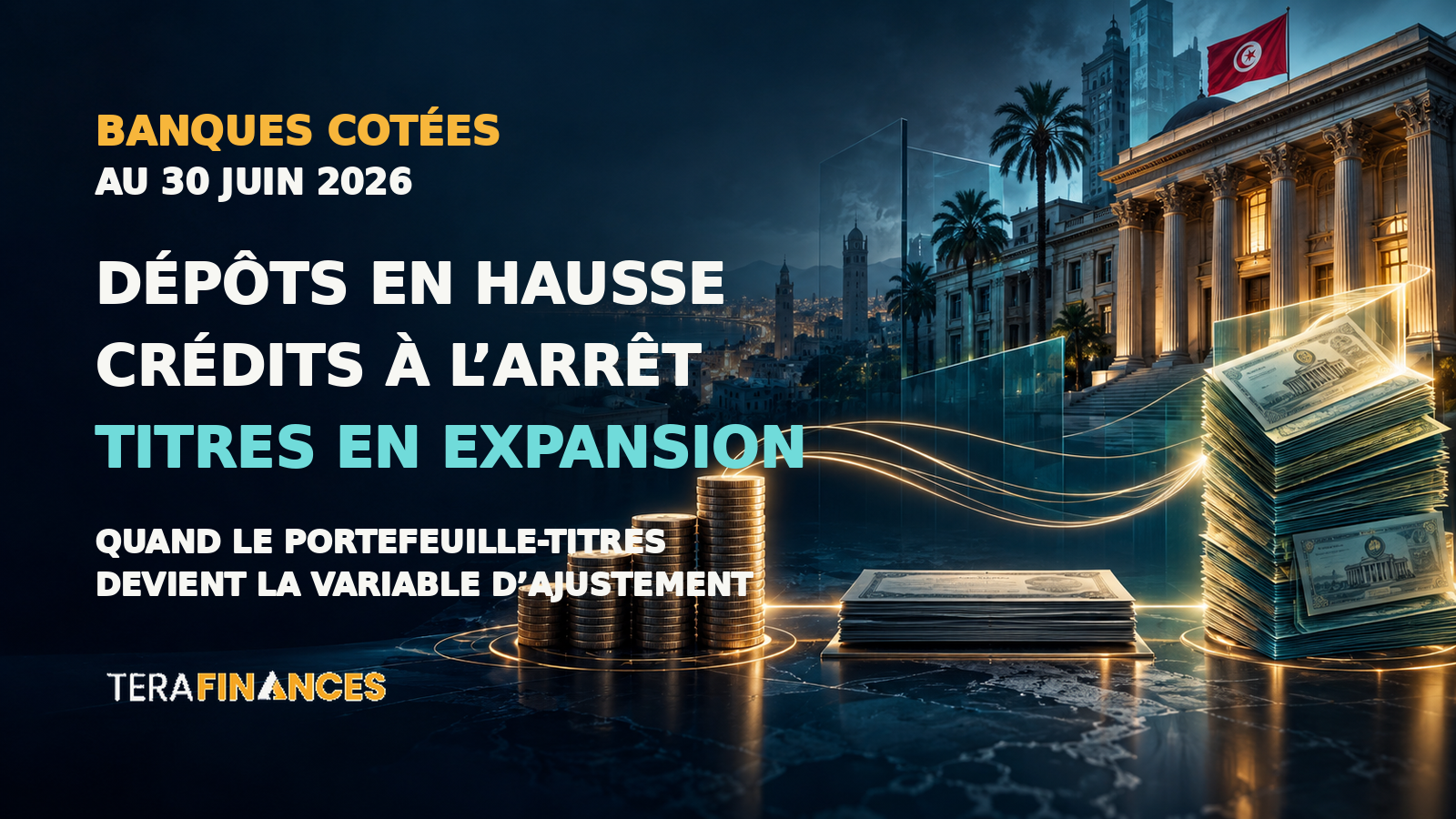 Dépôts en hausse, crédits à l'arrêt, titres en expansion : quand le portefeuille-titres devient la variable d'ajustement