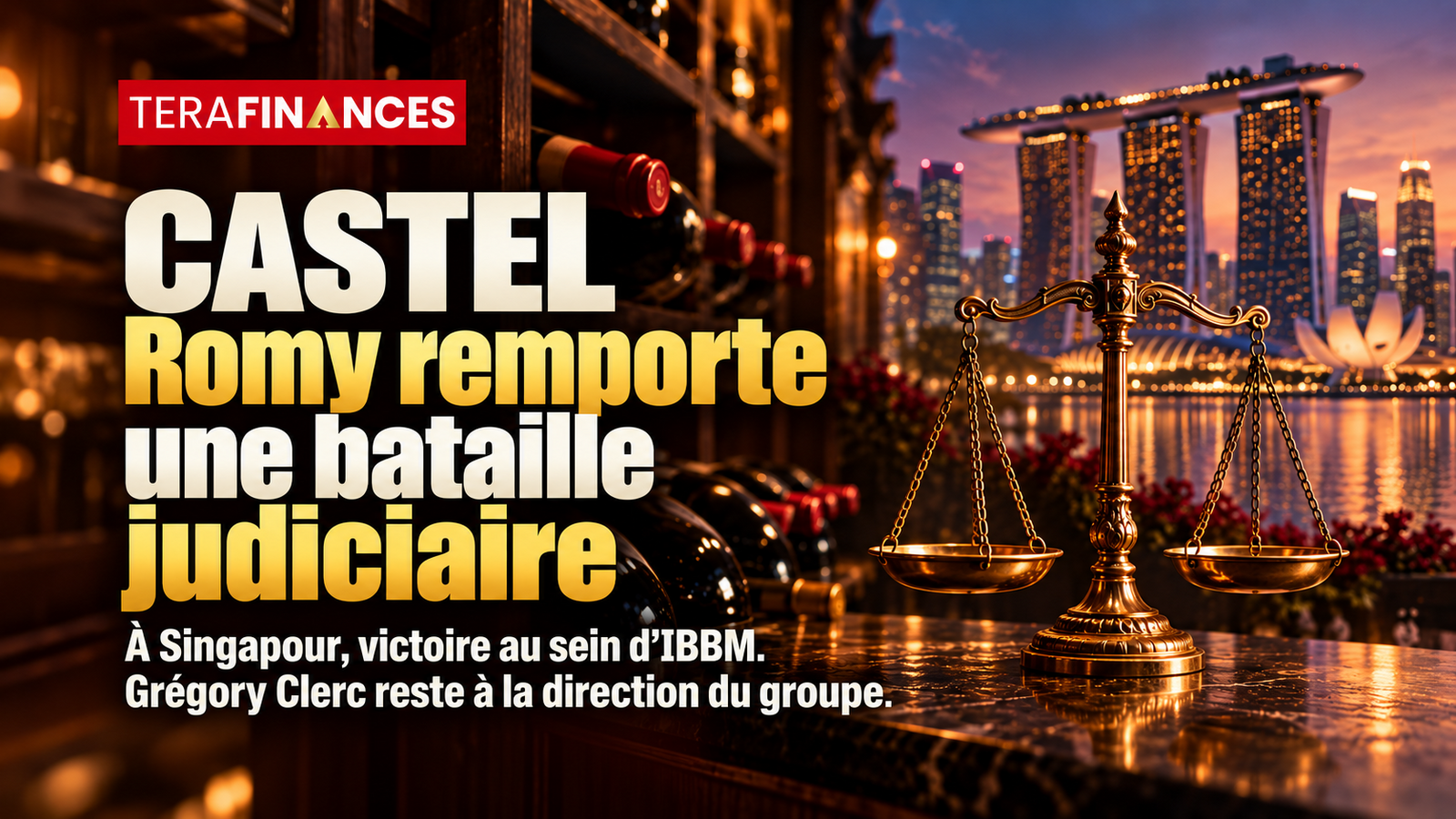 Castel : Romy gagne une bataille judiciaire à Singapour, Grégory Clerc conserve la direction du groupe