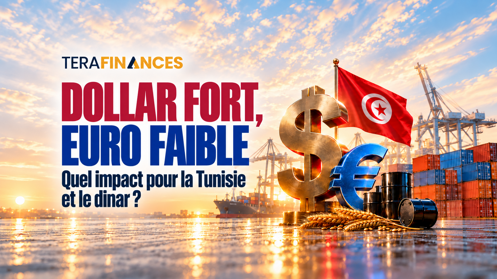 Dollar fort, euro faible : quel impact pour la Tunisie et le dinar ?