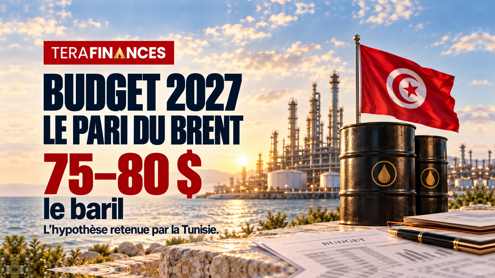 Budget 2027 : la Tunisie construit son cadrage sur un Brent entre 75 et 80 dollars