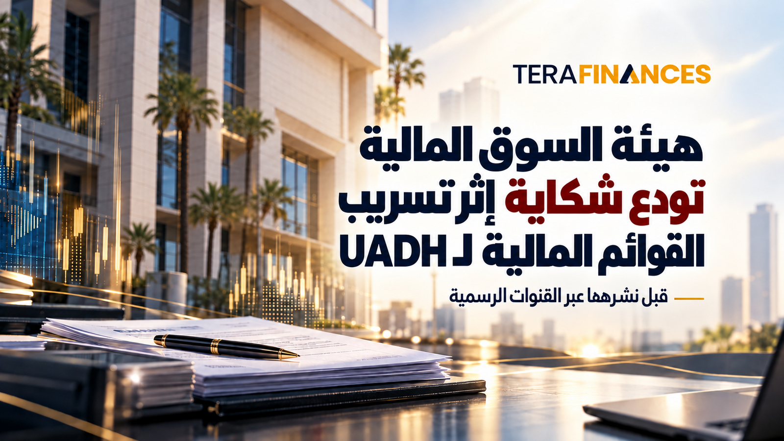 هيئة السوق المالية تودع شكاية لدى النيابة العمومية إثر تسريب القوائم المالية للشركة العالمية لتوزيع السيارات القابضة قبل نشرها رسميا