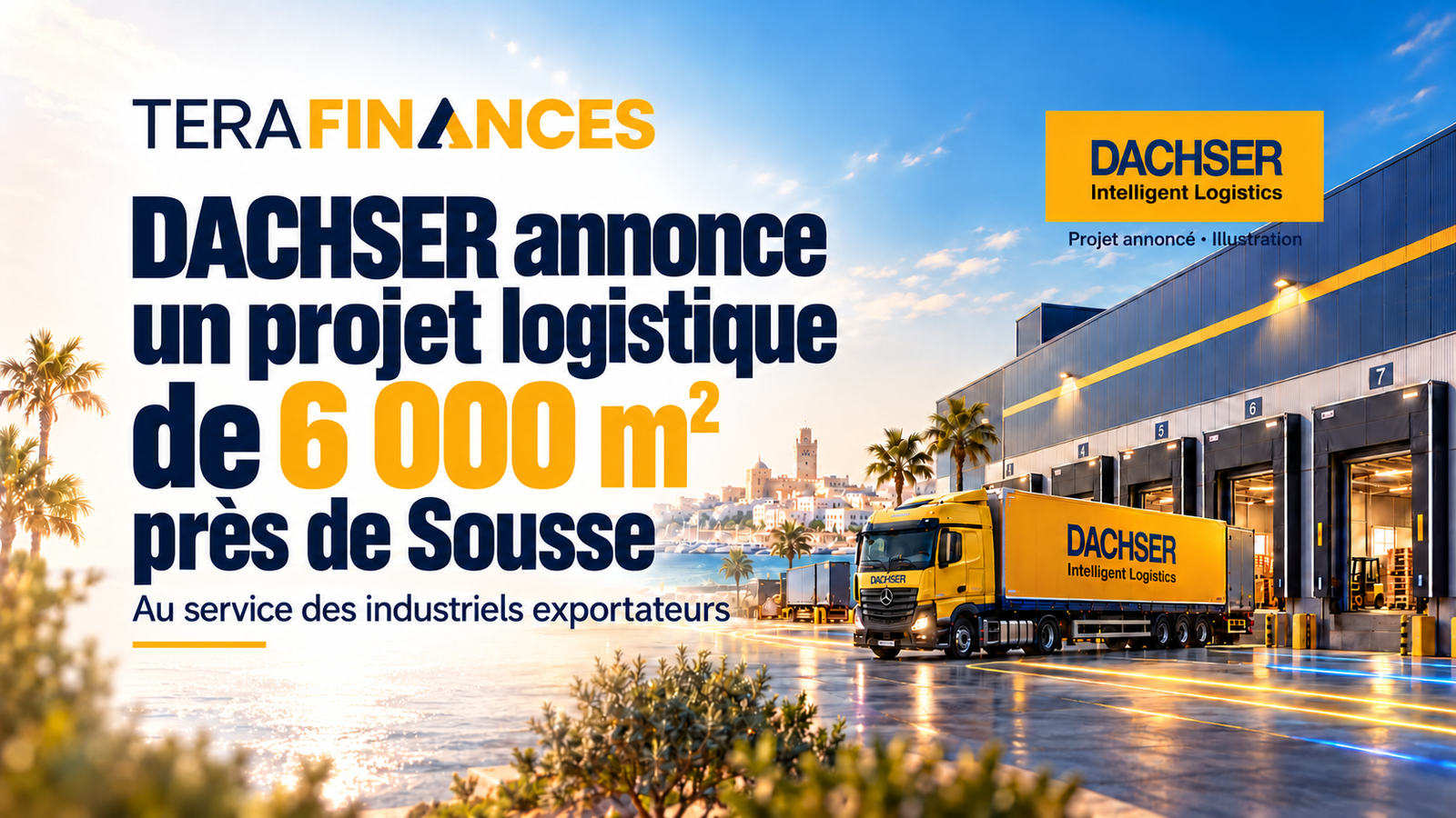 DACHSER annonce un projet logistique de 6 000 m² dans la région de Sousse