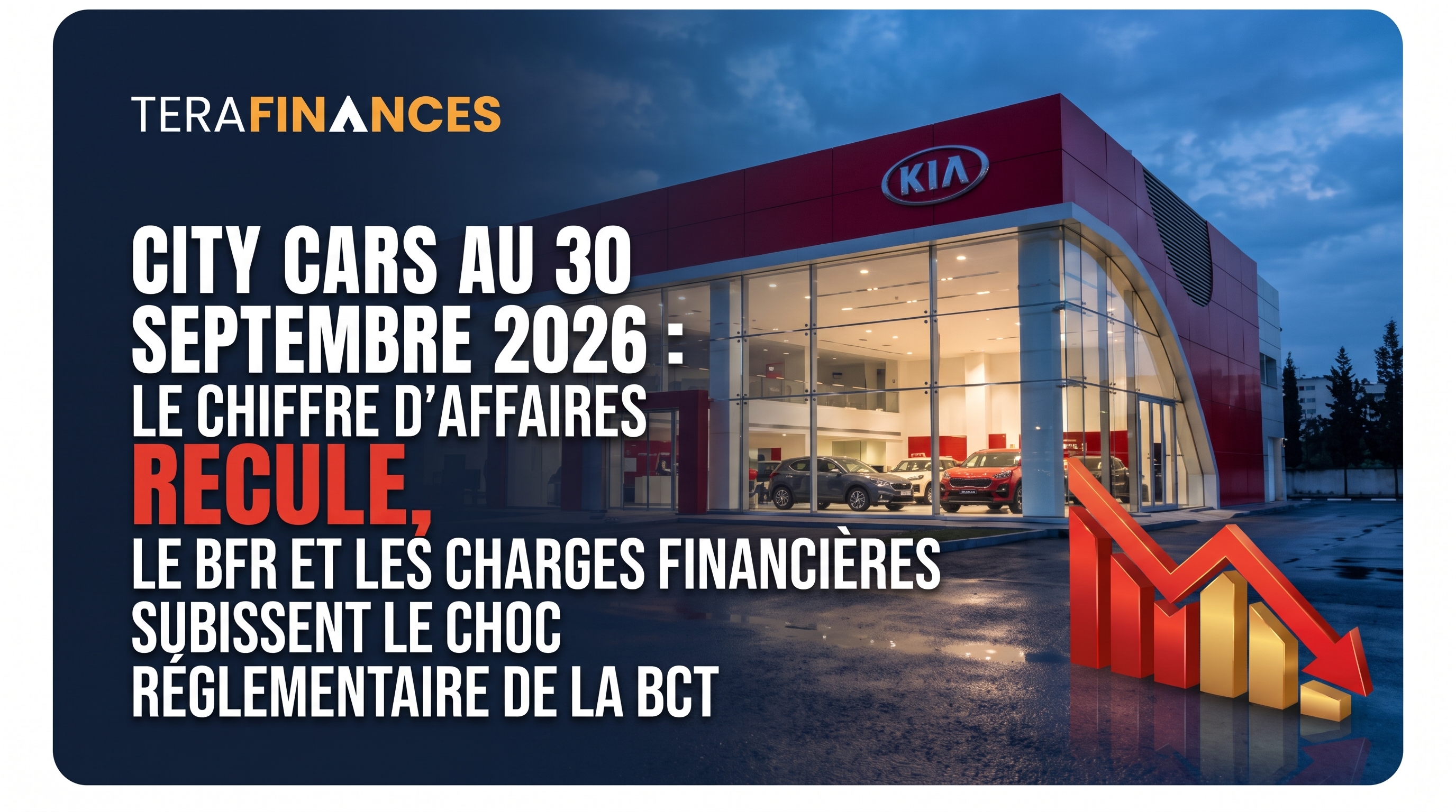 City Cars au 30 septembre 2026 : Des réalisations commerciales freinées par un nouveau cadre réglementaire